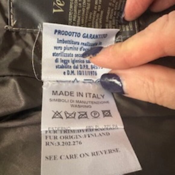 Fur trimmed down jacket - Picture 9 of 12